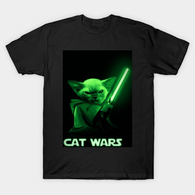 Cat wars T-Shirt by Dawaly